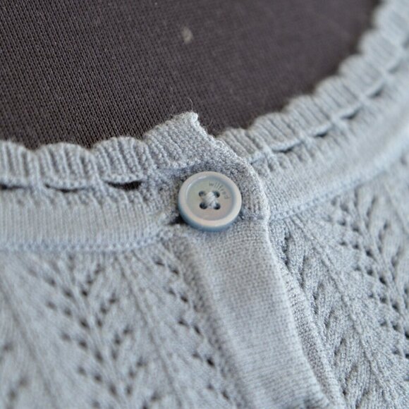 NWT Artizia Wilfred Precious Sweater Slab Blue Sz M - Picture 8 of 9